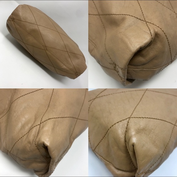 Lanvin Tan Diamond Quilted “Carry Me” Tote - Picture 5 of 9